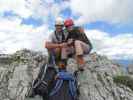 Ich und Daniela am Vorgipfel der Kleinen Gamswiesenspitze (10. Juli 2008)