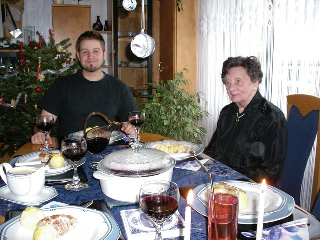 Markus und Oma