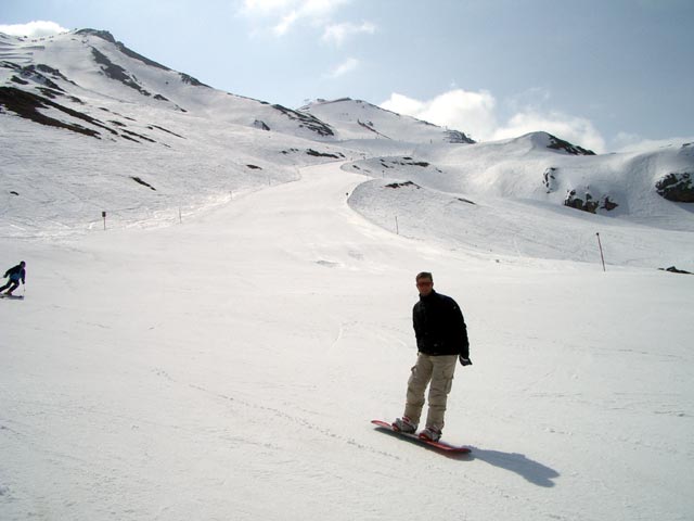 Markus auf Piste 33 (21. Apr.)