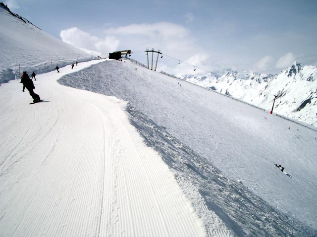 Bergstation Höllspitzbahn (21. Apr.)